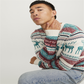 JJXMAS SNOWBALL KNIT CREW NECK - 12248145