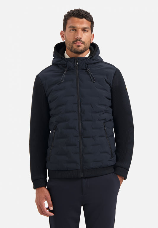 Jacket Short Fit Sealed Hooded Knit - 29630819SN