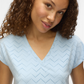 VMTHAS SS V-NECK TOP JRS GA VO - 10328120