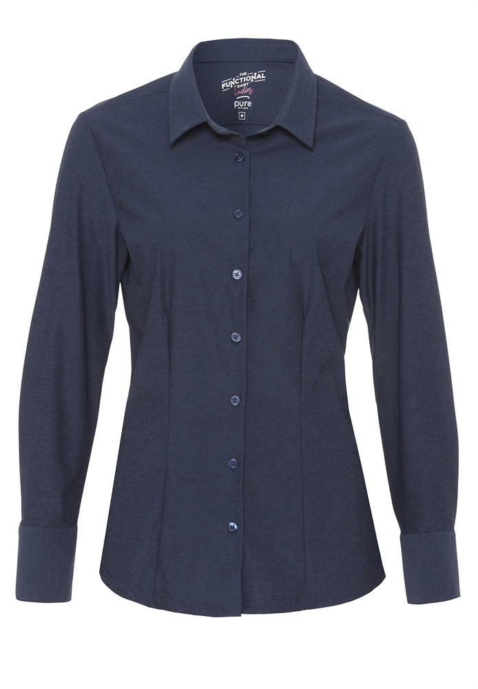 PURE- Functional Bluse slim fit La - 3386-91900