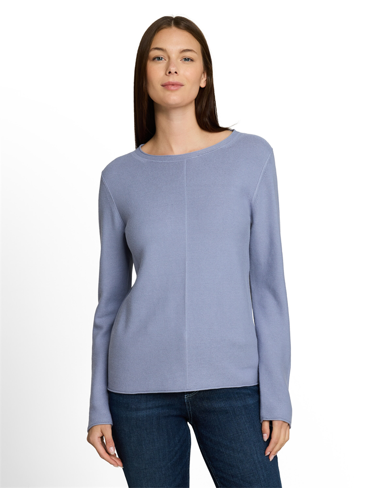 knit structure crewneck - 1052023