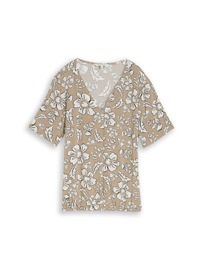 blouse v-neck shape - 1051084
