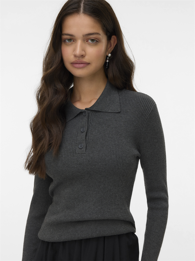 VMSILJERIB LS POLONECK PULLOVER NOO - 10336674