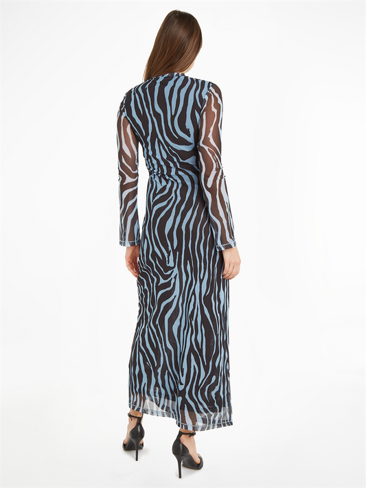 TJW ZEBRA MAXI KNIT DRESS - DW0DW16463