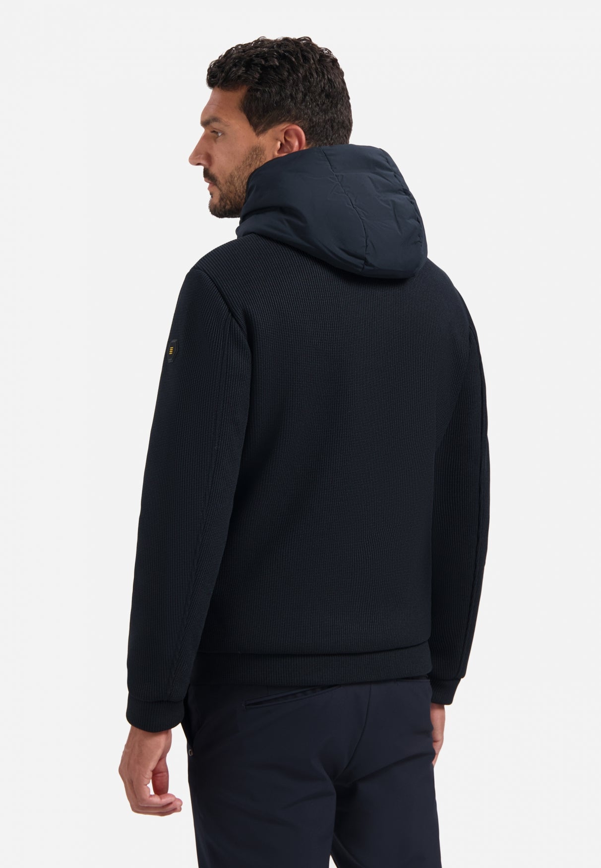 Jacket Short Fit Sealed Hooded Knit - 29630819SN