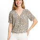 blouse v-neck shape - 1051084