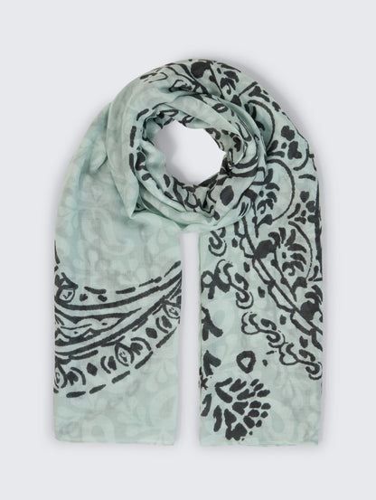printed paisley scarf - 1052823