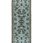 Scarf, twill structured wool, print - 410813302217