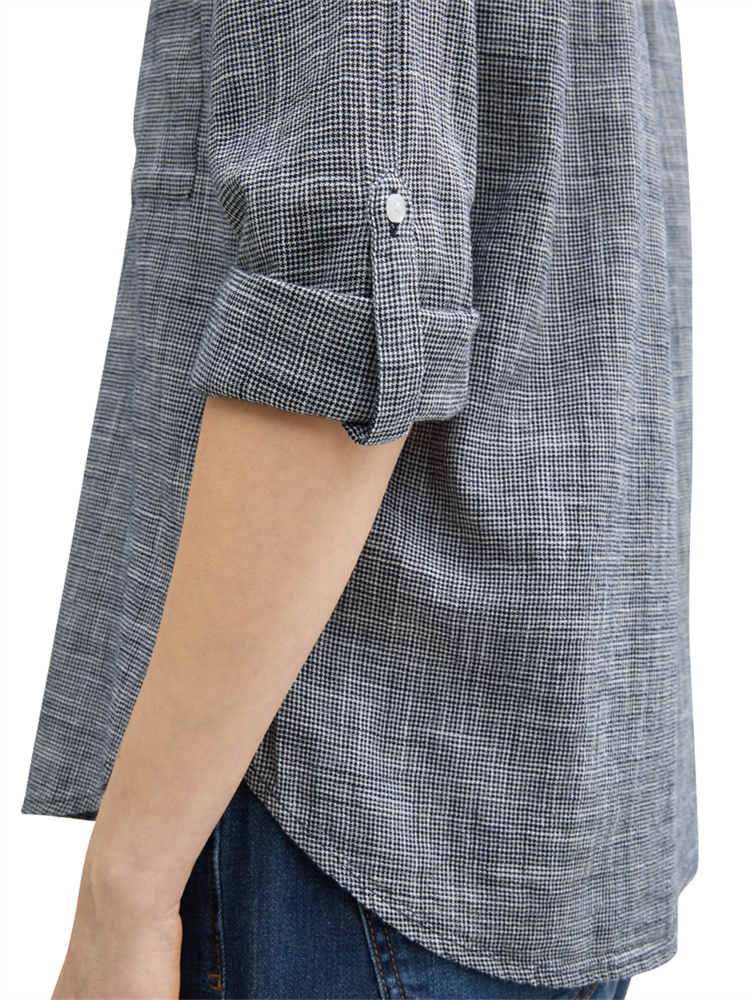 blouse with slub structure - 1035247