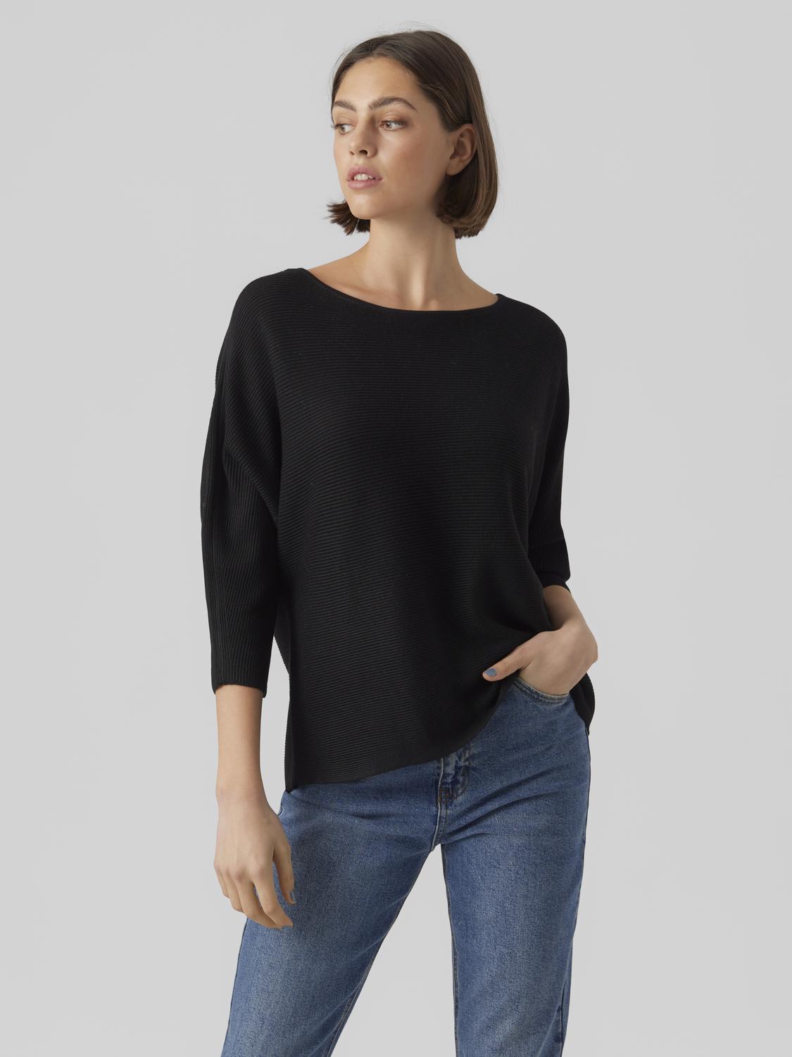 VMNORA 3/4 BOATNECK BLOUSE  NOOS - 10281013