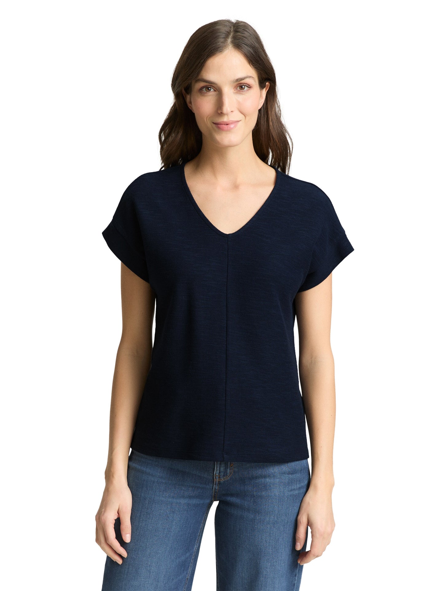T-shirt structure v-neck - 1050433
