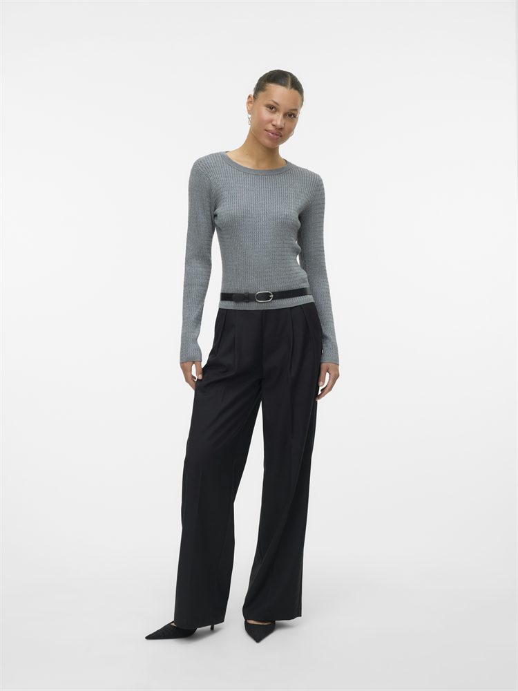 VMSILJE LS O-NECK CABLE PULLOVER - 10331852