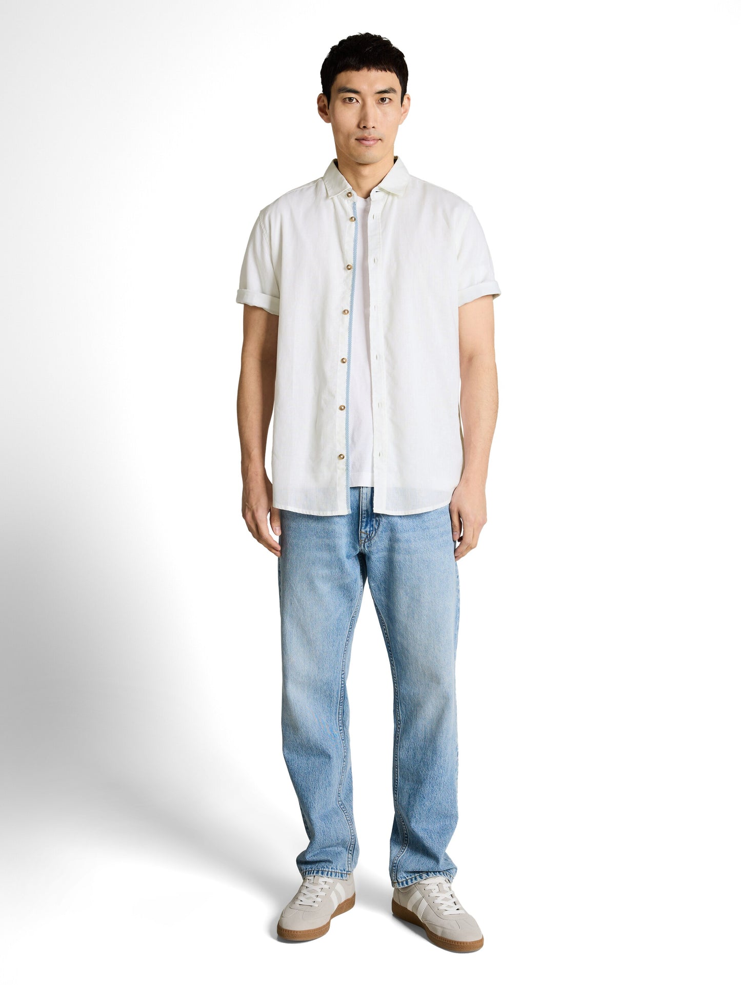 cotton linen shirt - 1049611