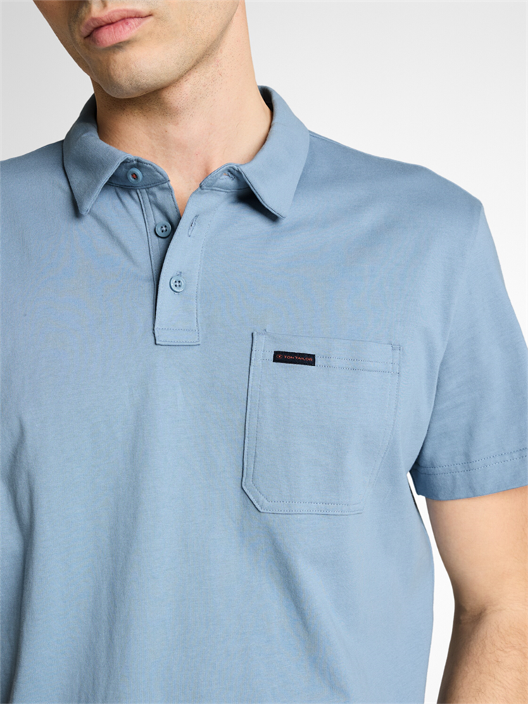 detailed jersey polo - 1050200