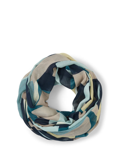 printed loop scarf - 1049643
