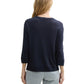 T-shirt rib v-neck - 1046417