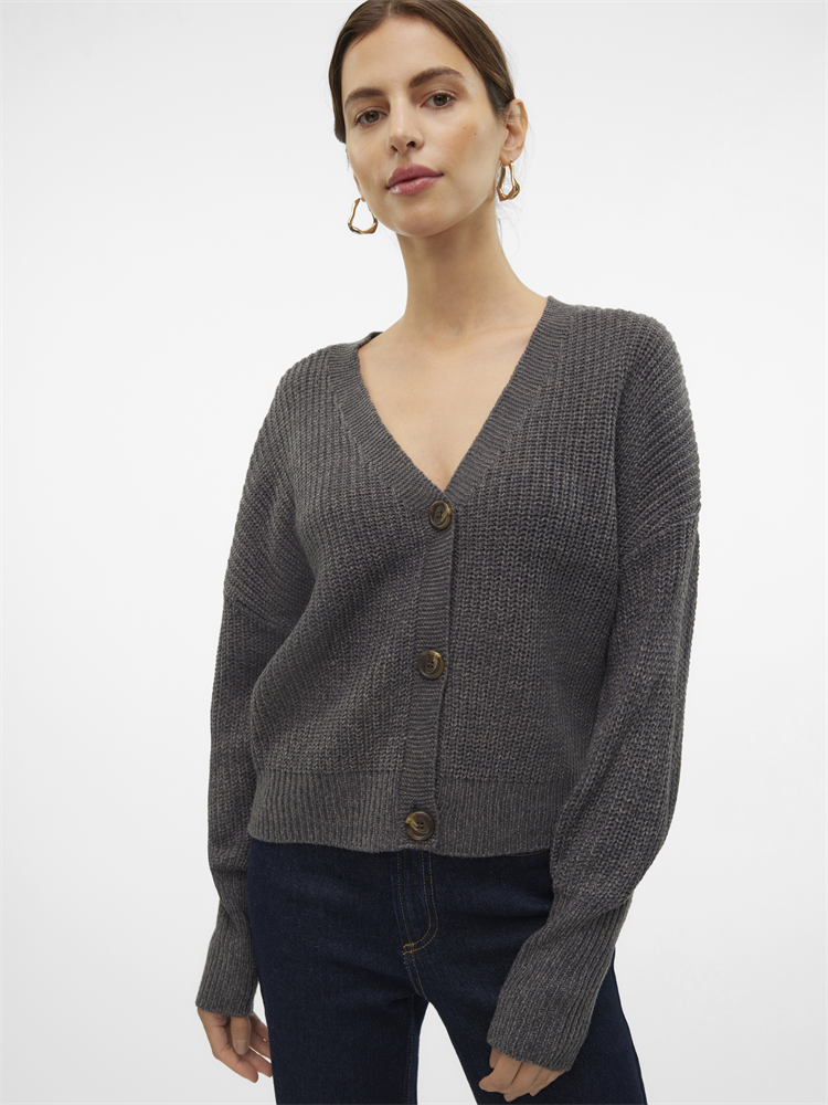 VMLEA LS V-NECK CUFF CARDIGAN NOOS - 10249632