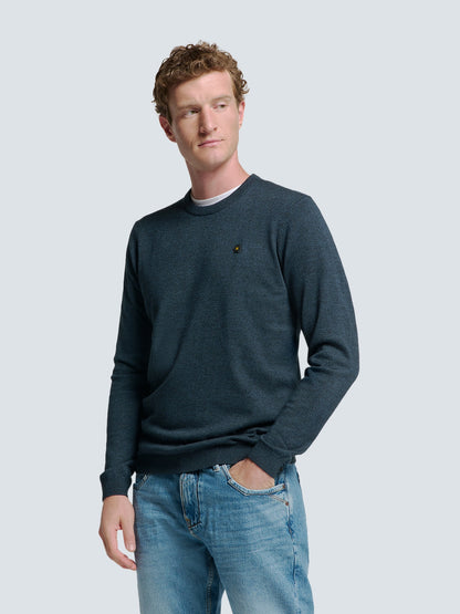 Pullover Crewneck 2 Coloured Melang - N2180