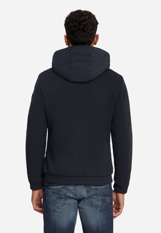 Jacket Short Fit Sealed Hooded Knit - 33630819SN