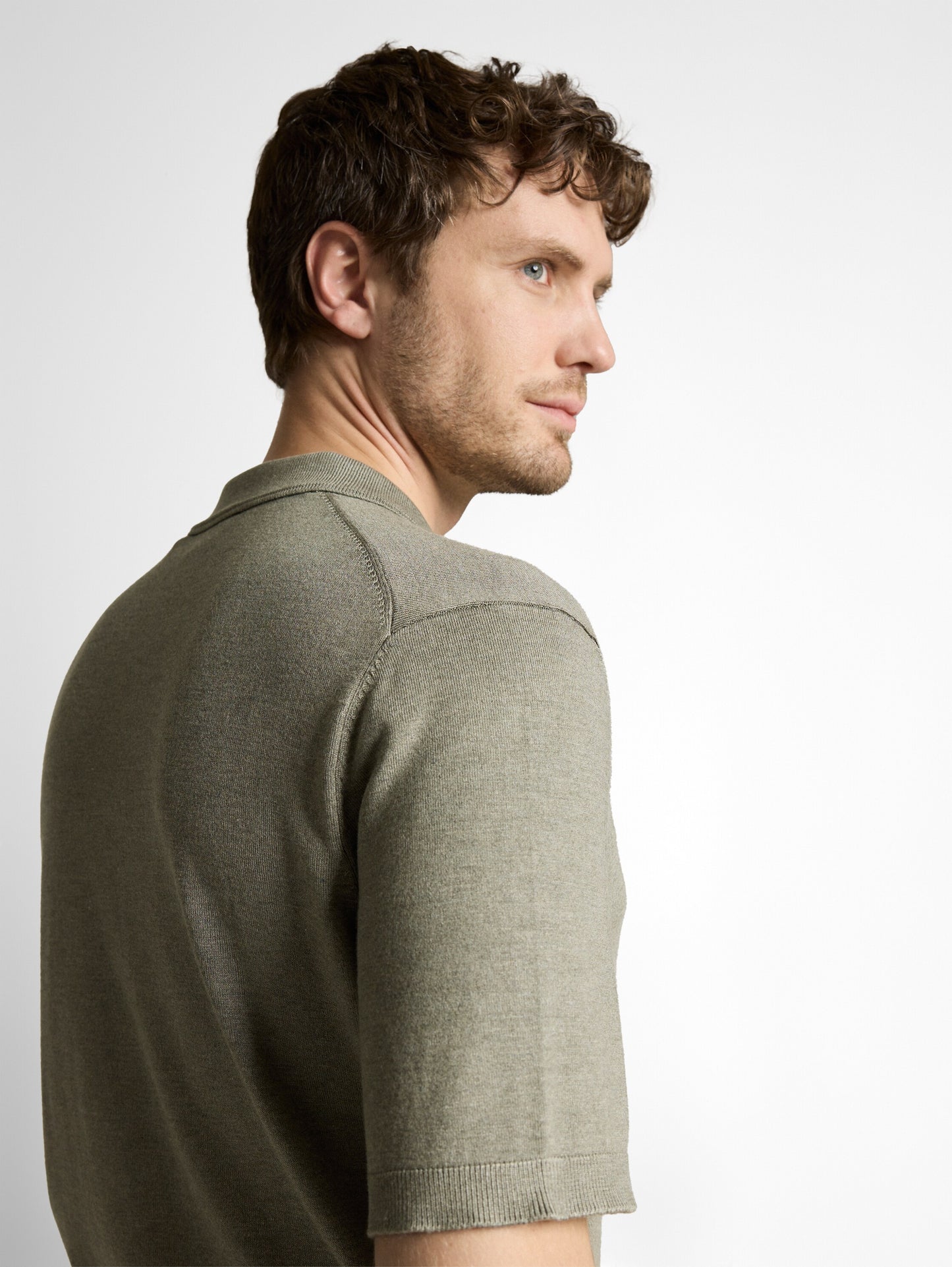 soft knit short sleeve polo - 1051957