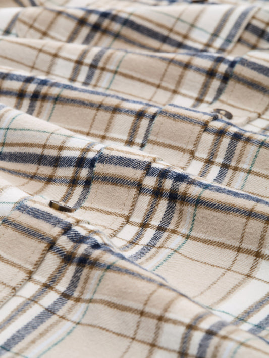 comfort checked shirt - 1047337