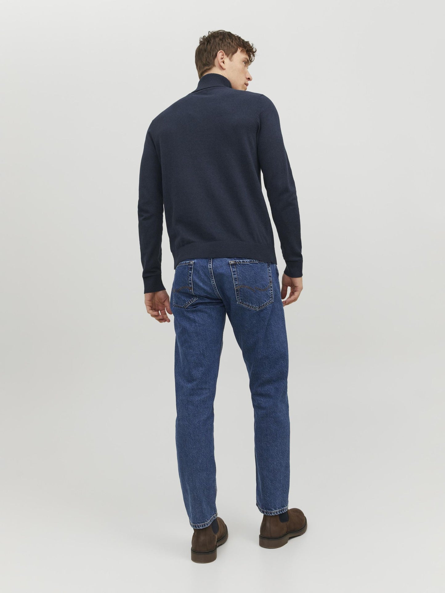 JJEEMIL KNIT ROLL NECK NOOS - 12157417