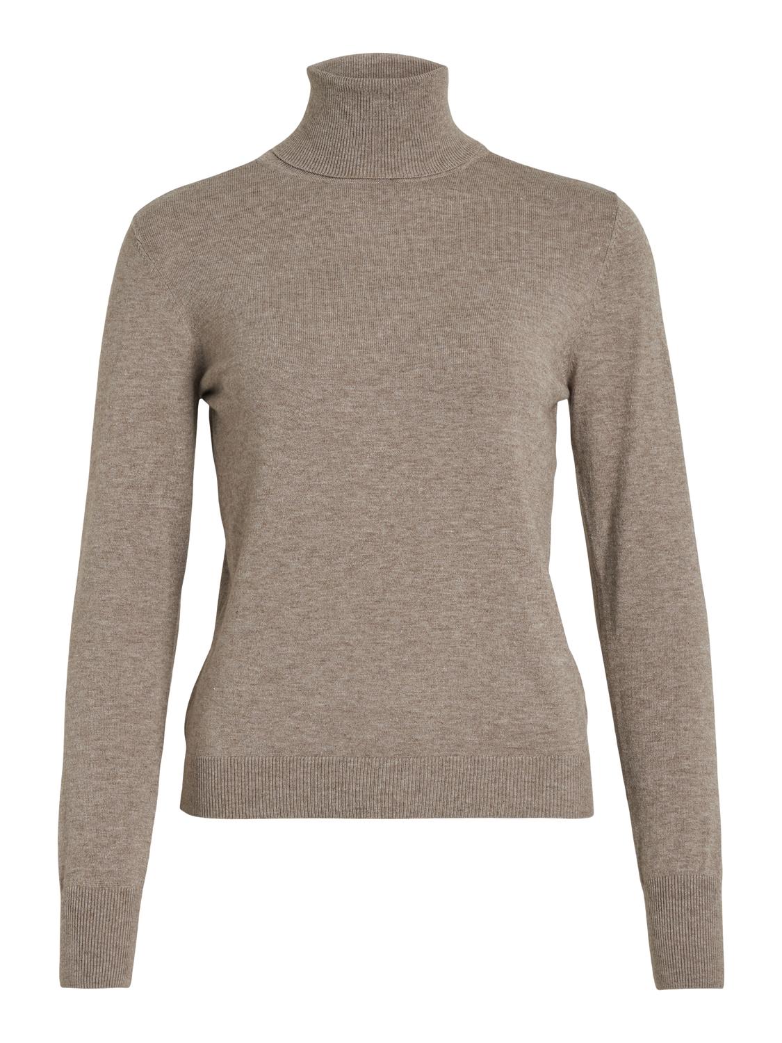 VICOMFY L/S ROLLNECK KNIT TOP/SU/PB - 14087512