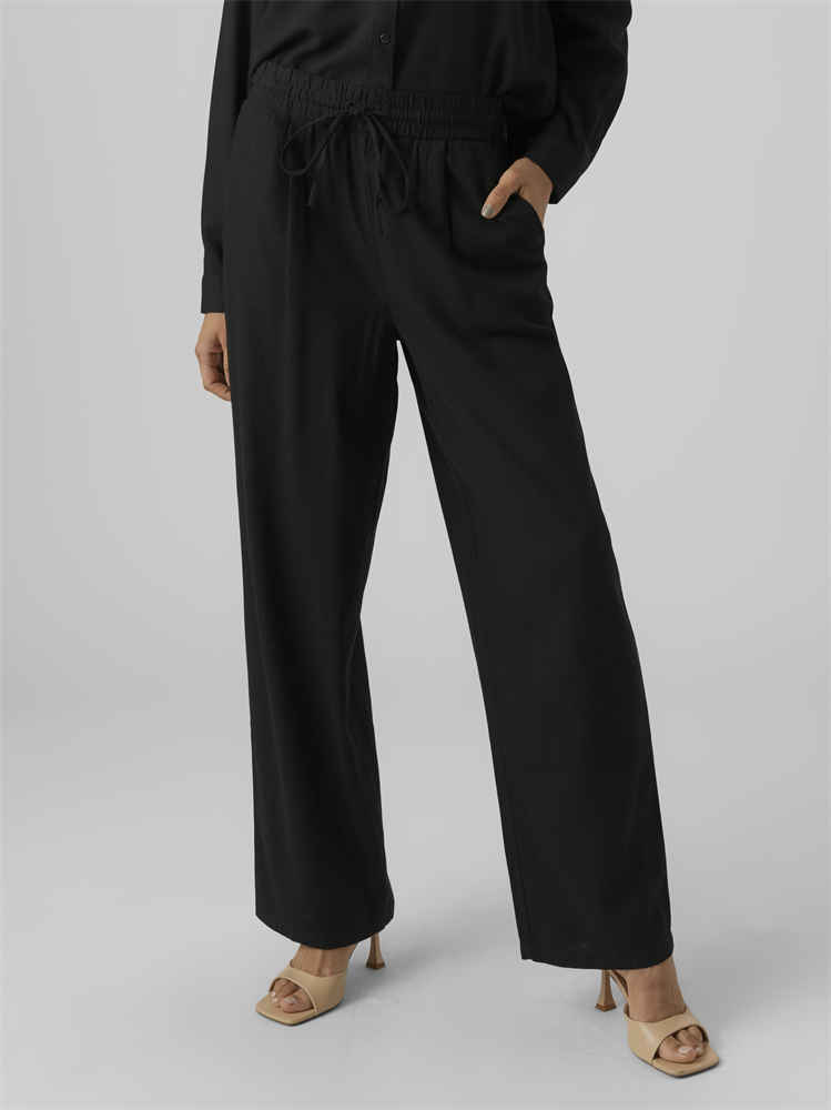 VMJESMILO HW WIDE PANTS WVN NOOS - 10287363
