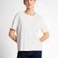 T-shirt boxy crew neck with pr - 1050426