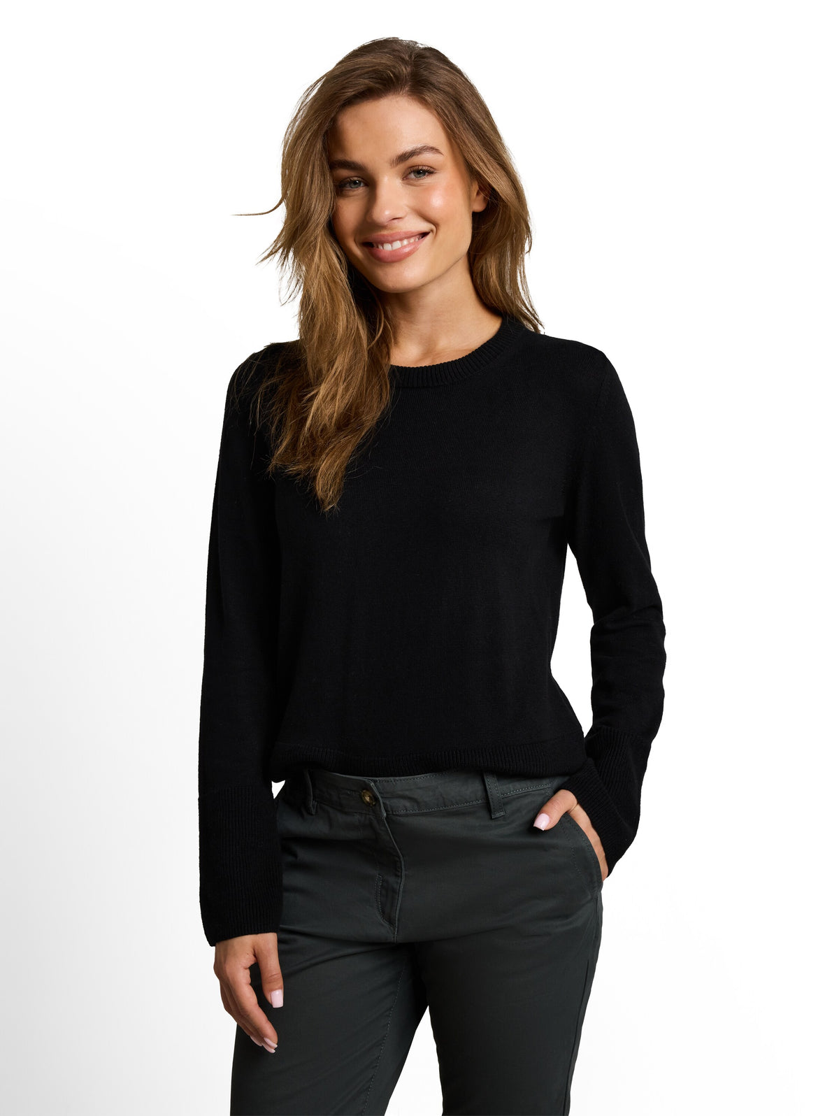 knit cashmere blend crewneck s - 1053393