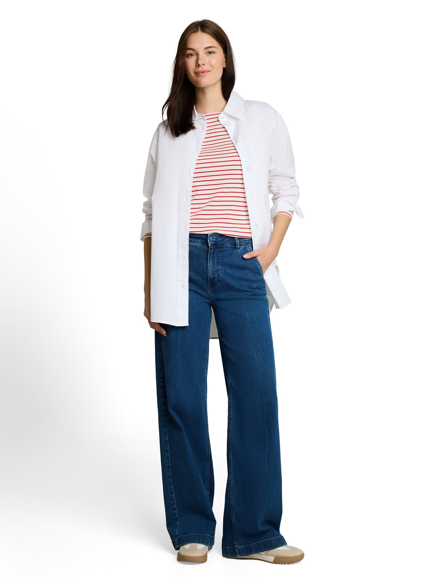 T-Shirt striped boatneck - 1051234