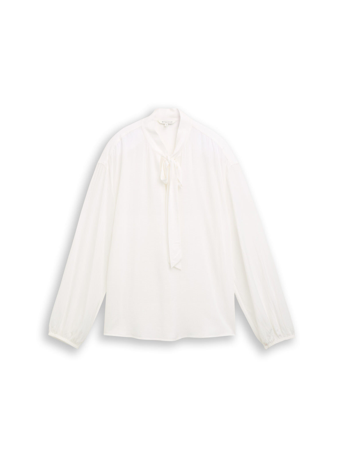 blouse with bow tie collar - 1052610
