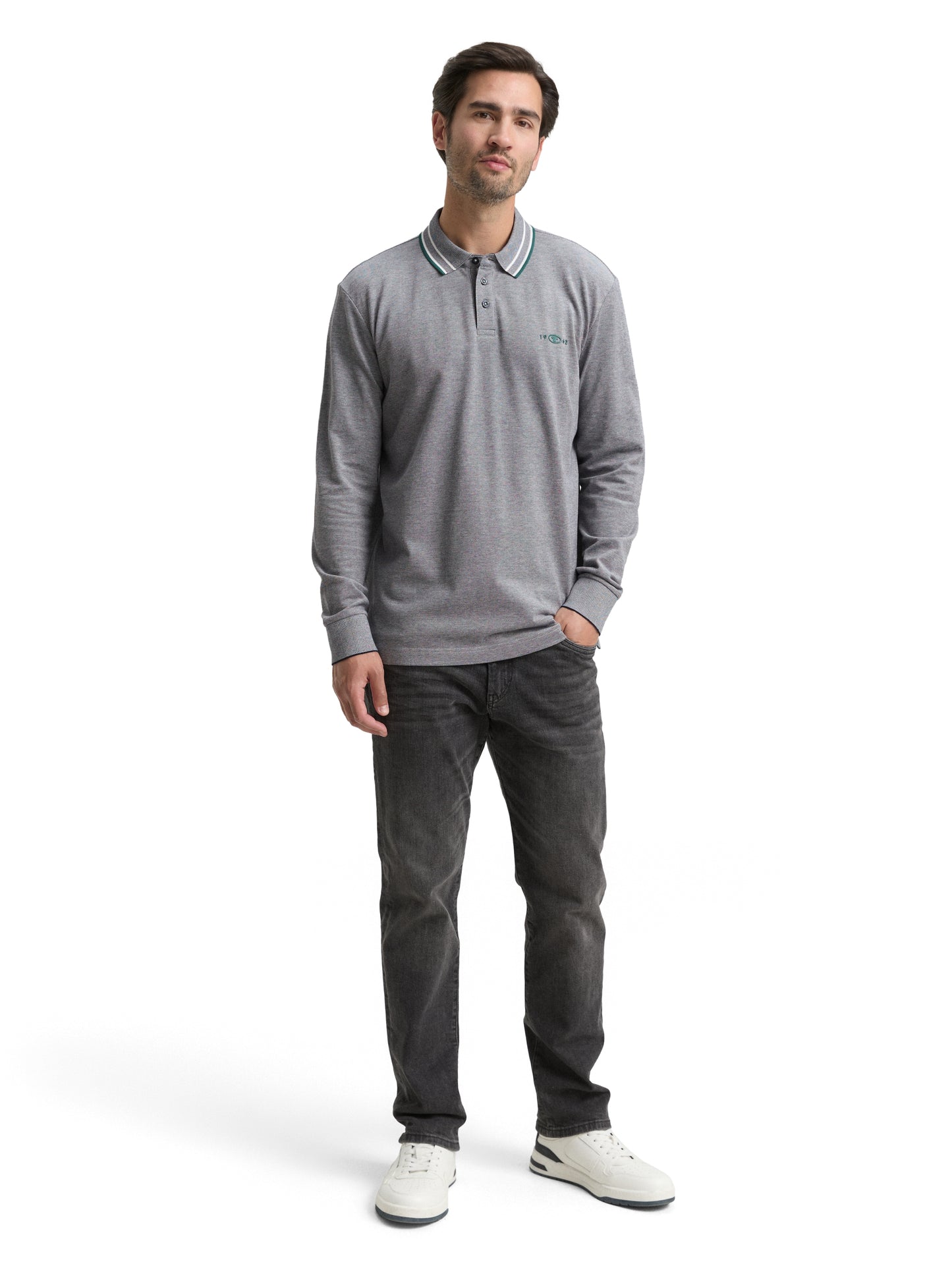 detailed polo shirt - 1047798