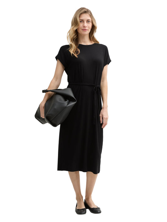 dress with rib structure - 1046471