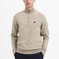 Pullover Half Zip 2 Coloured Melang - N2185