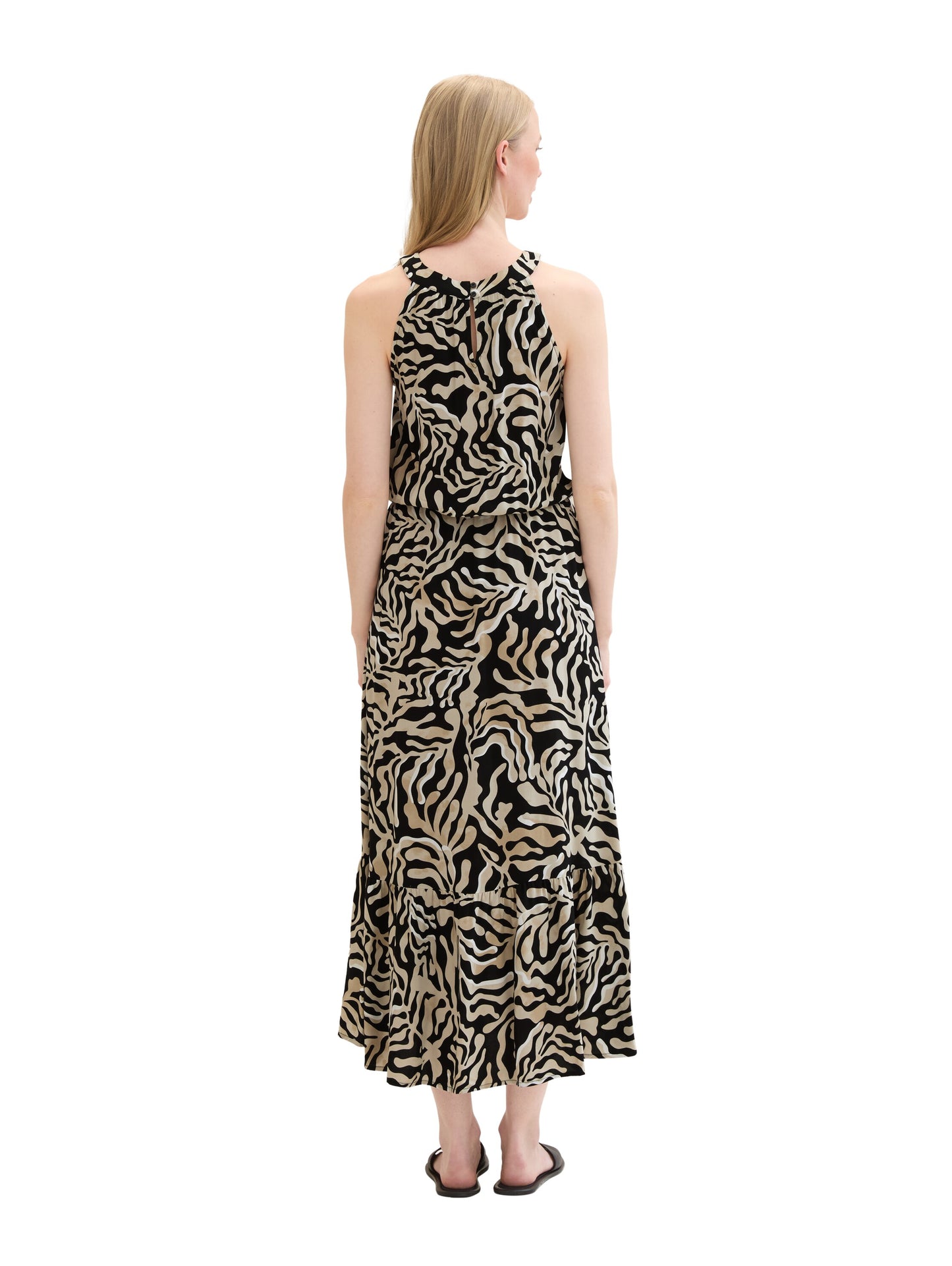 printed maxi dress - 1041525