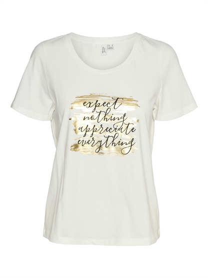 VMVAILEY S/S O-NECK T-SHIRT JRS BTQ - 10322842