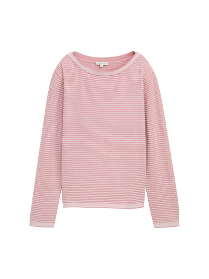 knit pullover with bubble stru - 1047681