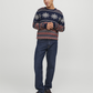 JJXMAS SNOWBALL KNIT CREW NECK - 12248145