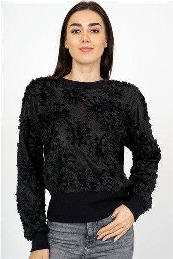 Da. Pullover Rundhals - 12207