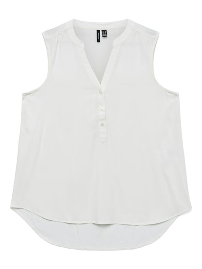 VMBELLA SL V-NECK TOP WVN GA NOOS - 10326002