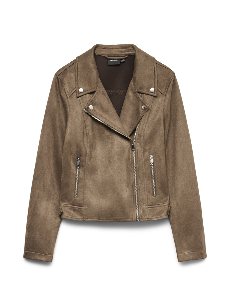 VMJOSE SHORT FAUX SUEDE JACKET GA N - 10300938