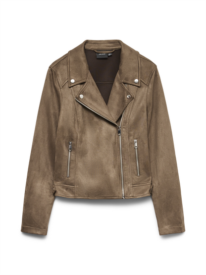 VMJOSE SHORT FAUX SUEDE JACKET GA N - 10300938