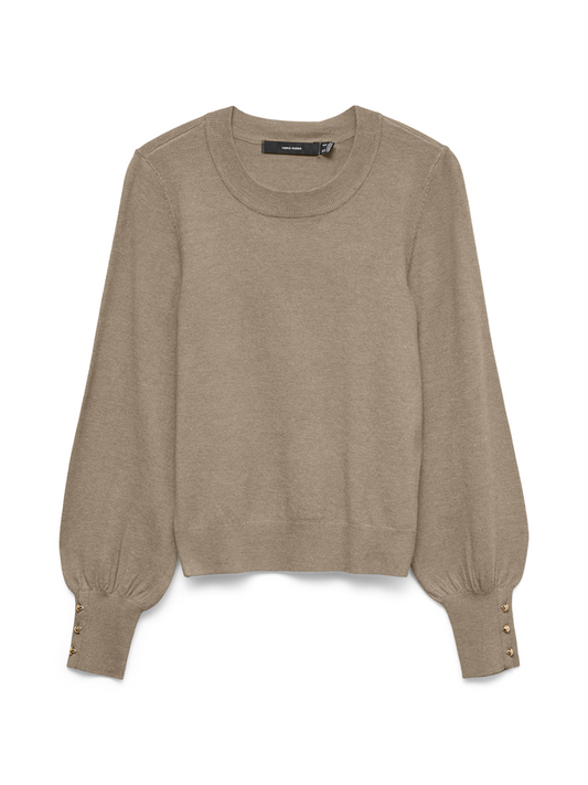 VMHAPPY LS O-NK BUTTON CUFF PULLOVE - 10336333