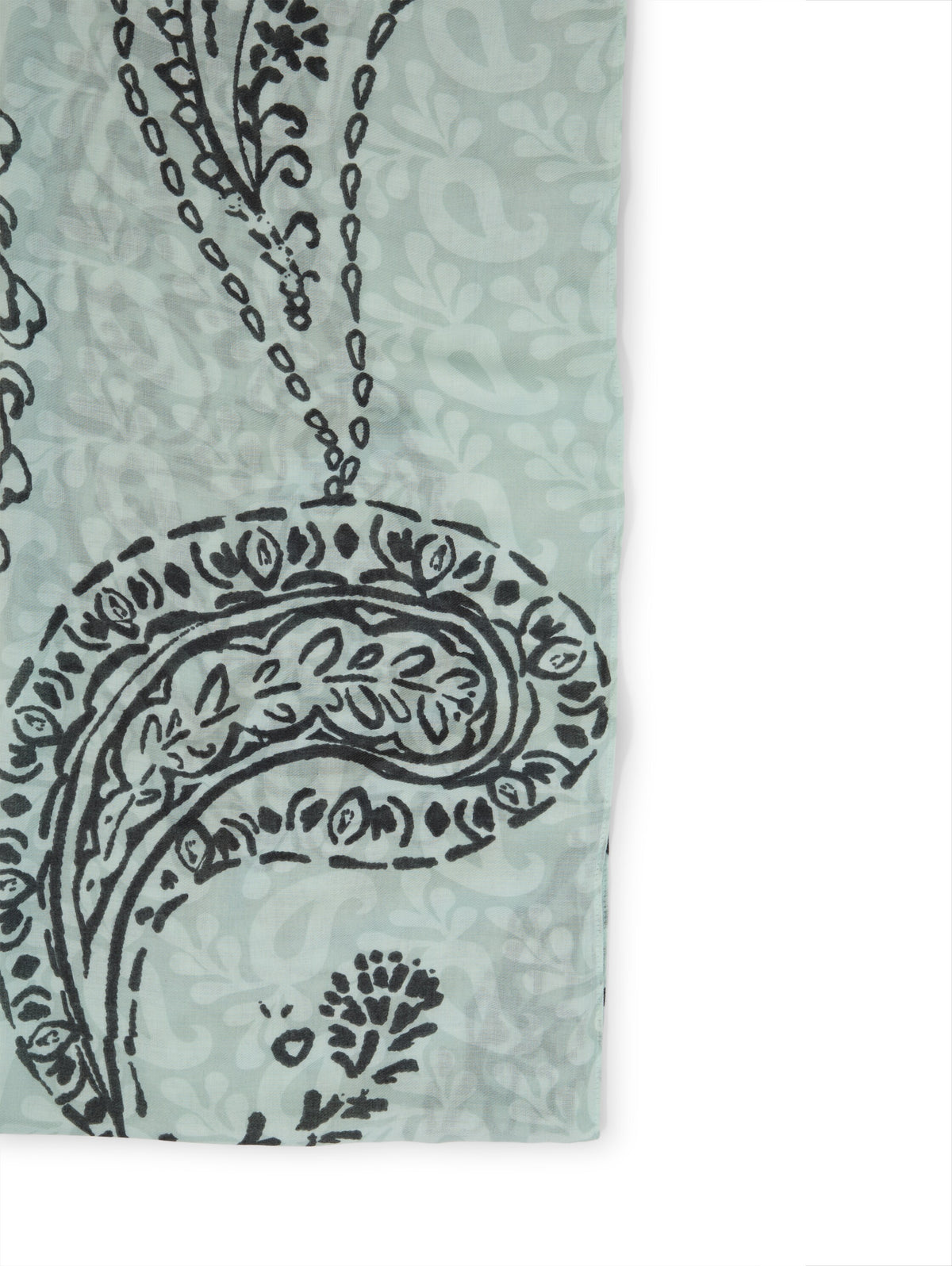 printed paisley scarf - 1052823