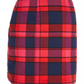 TJW CHECK WRAP MINI SKIRT - DW0DW16512