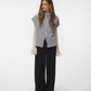 VMBANG RIB SL HIGHNECK ZIPPER VEST - 10347170