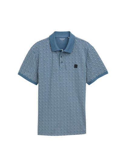 allover printed polo - 1045682