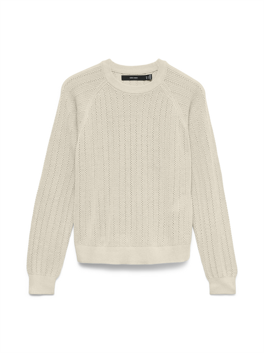 VMNEWLEX POINTELLE LS O-N PULLOVER - 10340560