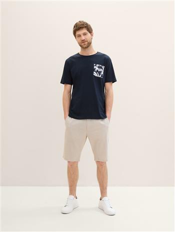 structured t-shirt with pocket - 1041824